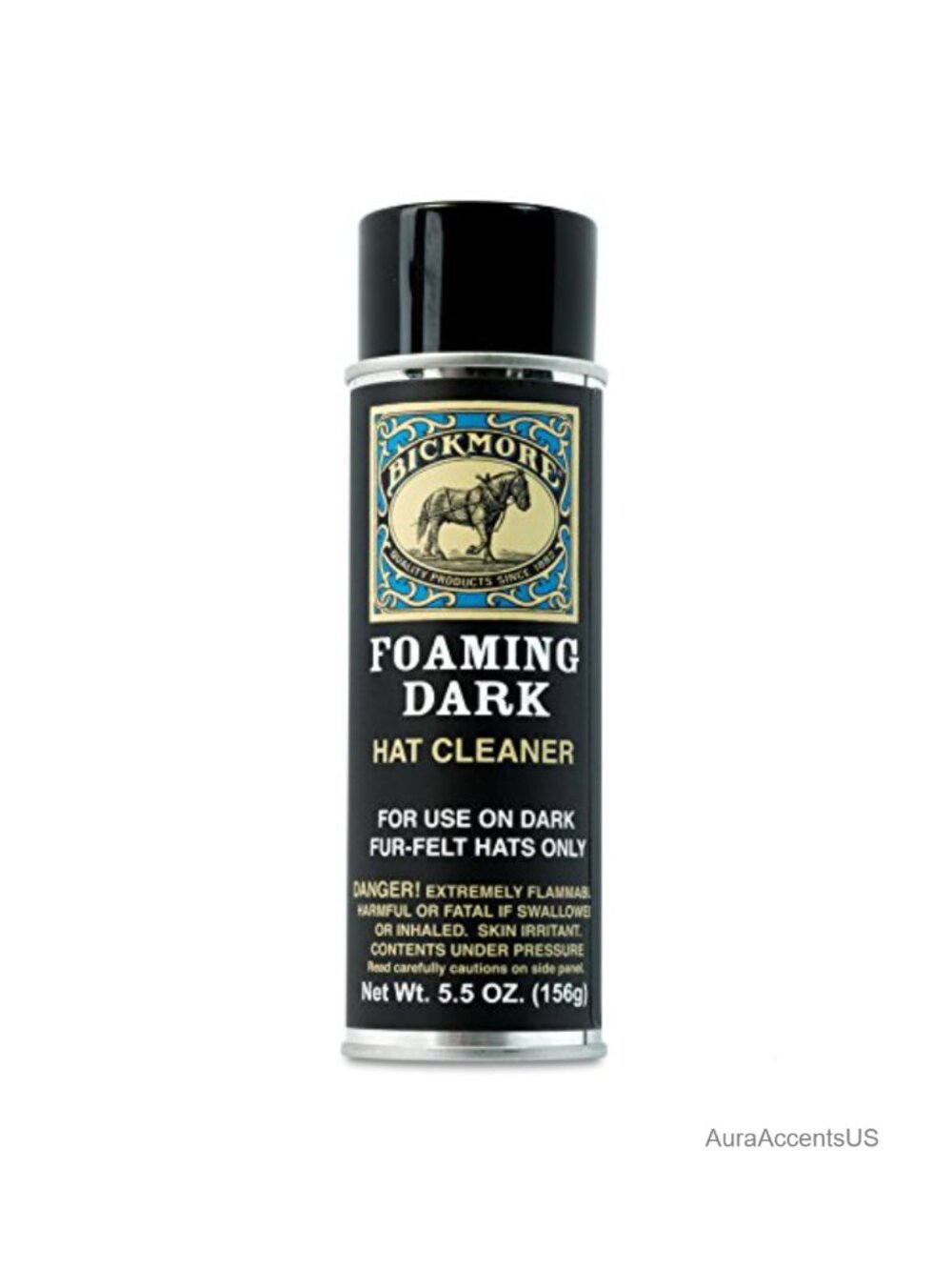 Foaming Hat Cleaner Spray for Dark Fur Felt Removes Dirt Stains